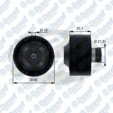 GATES T36034 Alternator Gergi Rulmani Focus Ii Fiesta Vi P107 P206 Berlingo C3 S40 Ii C30 1.4 1.6hdi-Tdci 05->